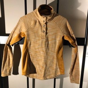 Columbia Knit Quarter Button-Up Sweater Pullover